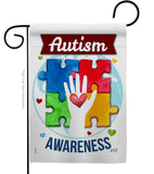 Hope for Autism Awareness - Support Inspirational Vertical Impressions Decorative Flags HG137047 Made In USA