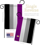 Asexua - Support Inspirational Vertical Impressions Decorative Flags HG148002 Made In USA
