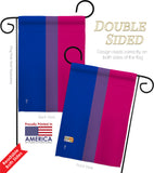 Bisexual - Support Inspirational Vertical Impressions Decorative Flags HG148005 Made In USA