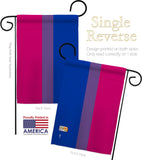 Bisexual - Support Inspirational Vertical Impressions Decorative Flags HG148005 Made In USA