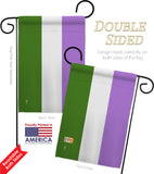 Genderqueer pride - Support Inspirational Vertical Impressions Decorative Flags HG148009 Made In USA