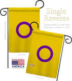 Intersex - Support Inspirational Vertical Impressions Decorative Flags HG148010 Made In USA