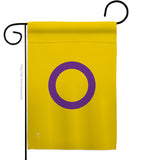 Intersex - Support Inspirational Vertical Impressions Decorative Flags HG148010 Made In USA