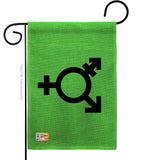 Israeli transgender and genderqueer - Support Inspirational Vertical Impressions Decorative Flags HG148011 Made In USA