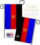 Polyamory flag - Support Inspirational Vertical Impressions Decorative Flags HG148019 Made In USA