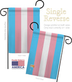 Transgender - Support Inspirational Vertical Impressions Decorative Flags HG148024 Made In USA