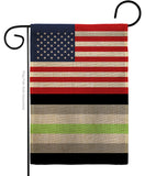 US Agender Pride - Support Inspirational Vertical Impressions Decorative Flags HG148026 Made In USA