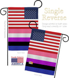 US Genderfluidity Pride - Support Inspirational Vertical Impressions Decorative Flags HG148033 Made In USA