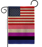 US Genderfluidity Pride - Support Inspirational Vertical Impressions Decorative Flags HG148033 Made In USA