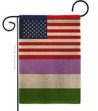 US Genderqueer pride - Support Inspirational Vertical Impressions Decorative Flags HG148034 Made In USA