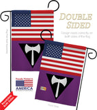 US Labrys Pride - Support Inspirational Vertical Impressions Decorative Flags HG148037 Made In USA