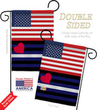 US Leather Pride - Support Inspirational Vertical Impressions Decorative Flags HG148038 Made In USA