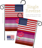 US Lipstick lesbian - Support Inspirational Vertical Impressions Decorative Flags HG148039 Made In USA