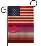 US Lipstick lesbian - Support Inspirational Vertical Impressions Decorative Flags HG148039 Made In USA