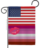 US Lipstick lesbian - Support Inspirational Vertical Impressions Decorative Flags HG148039 Made In USA