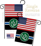 US Pony Pride - Support Inspirational Vertical Impressions Decorative Flags HG148046 Made In USA