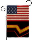 US Rubber pride - Support Inspirational Vertical Impressions Decorative Flags HG148047 Made In USA