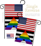 US Straight Allies For Equality - Support Inspirational Vertical Impressions Decorative Flags HG148048 Made In USA