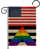 US Straight Allies For Equality - Support Inspirational Vertical Impressions Decorative Flags HG148048 Made In USA