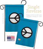 Peace - Support Inspirational Vertical Impressions Decorative Flags HG148637 Made In USA