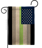 US Agender Pride - Support Inspirational Vertical Impressions Decorative Flags HG148643 Made In USA