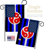 US BDSM rights - Support Inspirational Vertical Impressions Decorative Flags HG148645 Made In USA