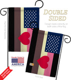 US Fat Pride - Support Inspirational Vertical Impressions Decorative Flags HG148648 Made In USA