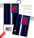 US Leather Pride - Support Inspirational Vertical Impressions Decorative Flags HG148654 Made In USA