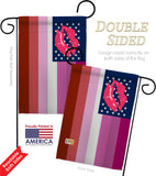 US Lipstick lesbian - Support Inspirational Vertical Impressions Decorative Flags HG148655 Made In USA