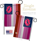 US Lipstick lesbian - Support Inspirational Vertical Impressions Decorative Flags HG148655 Made In USA