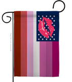 US Lipstick lesbian - Support Inspirational Vertical Impressions Decorative Flags HG148655 Made In USA