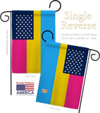 US Pansexual pride - Support Inspirational Vertical Impressions Decorative Flags HG148658 Made In USA