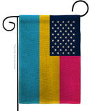 US Pansexual pride - Support Inspirational Vertical Impressions Decorative Flags HG148658 Made In USA