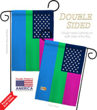 US Polysexuality - Support Inspirational Vertical Impressions Decorative Flags HG148660 Made In USA