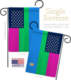 US Polysexuality - Support Inspirational Vertical Impressions Decorative Flags HG148660 Made In USA