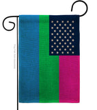 US Polysexuality - Support Inspirational Vertical Impressions Decorative Flags HG148660 Made In USA