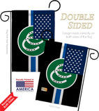 US Pony Pride - Support Inspirational Vertical Impressions Decorative Flags HG148661 Made In USA