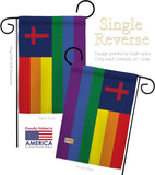 Christian Pride - Support Inspirational Vertical Impressions Decorative Flags HG148667 Made In USA