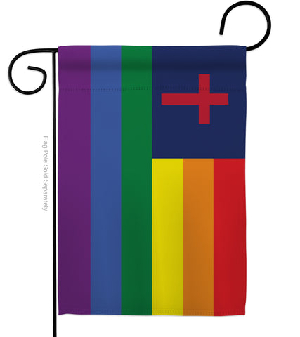 Christian Pride - Support Inspirational Vertical Impressions Decorative Flags HG148667 Made In USA