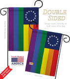 Betsy Ross Pride - Support Inspirational Vertical Impressions Decorative Flags HG148668 Made In USA