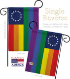 Betsy Ross Pride - Support Inspirational Vertical Impressions Decorative Flags HG148668 Made In USA