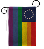 Betsy Ross Pride - Support Inspirational Vertical Impressions Decorative Flags HG148668 Made In USA