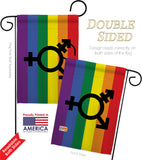 Transgender Pride - Support Inspirational Vertical Impressions Decorative Flags HG148673 Made In USA