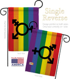 Transgender Pride - Support Inspirational Vertical Impressions Decorative Flags HG148673 Made In USA