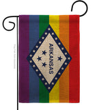 Arkansas Pride - Support Inspirational Vertical Impressions Decorative Flags HG148679 Made In USA