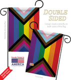 Progress Bisexual Pride - Support Inspirational Vertical Impressions Decorative Flags HG148690 Made In USA