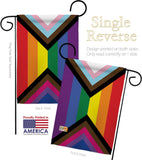 Progress Bisexual Pride - Support Inspirational Vertical Impressions Decorative Flags HG148690 Made In USA