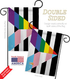 Gay Trans Straight Ally - Support Inspirational Vertical Impressions Decorative Flags HG148691 Made In USA