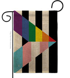 Gay Trans Straight Ally - Support Inspirational Vertical Impressions Decorative Flags HG148691 Made In USA