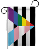 Gay Trans Straight Ally - Support Inspirational Vertical Impressions Decorative Flags HG148691 Made In USA